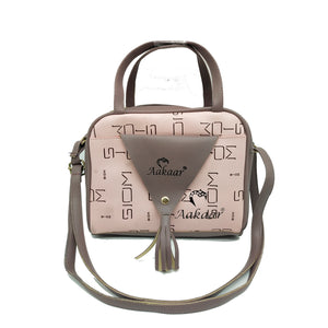 Women's Indian Sling Bag With Triangle Flap Jhumka Design - myStore20202019