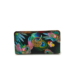 Women's Indian Wallet Printed With peacock Fitting Design - myStore20202019