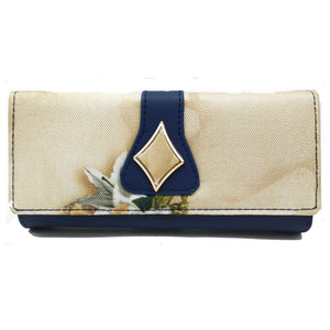 Women's Indian Wallet With Flower Print Flap Design - myStore20202019
