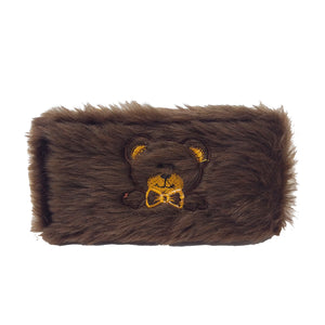 Women's Indian Wallet With Fur Material With Teddy Embroidery - myStore20202019