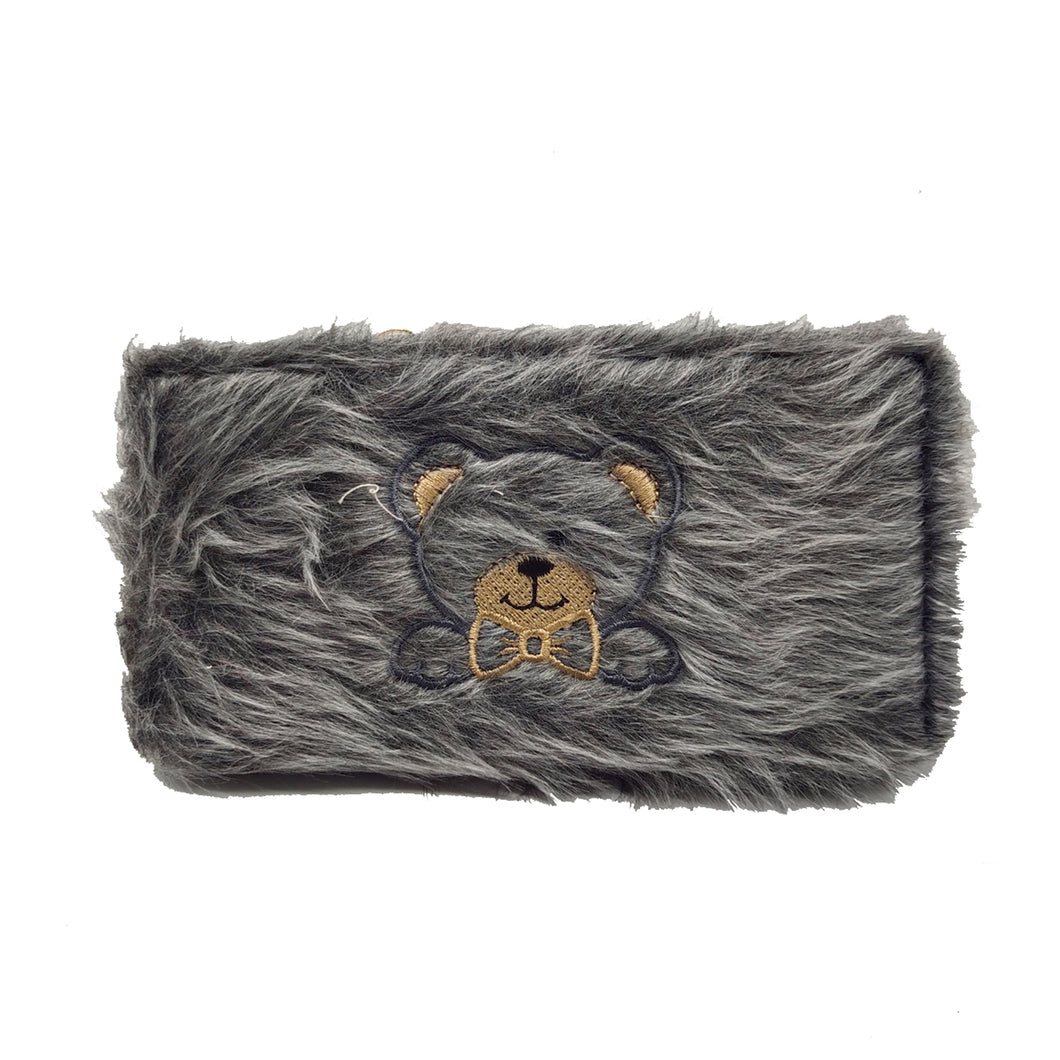 Women's Indian Wallet With Fur Material With Teddy Embroidery - myStore20202019