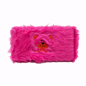 Women's Indian Wallet With Fur Material With Teddy Embroidery - myStore20202019