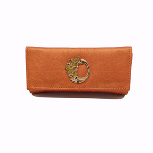 Women's Indian Wallet With Material With Peacock Fitting Design - myStore20202019