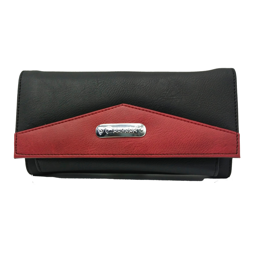 Women's Indian Wallet With Two Colour Flap Design - myStore20202019