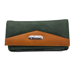 Women's Indian Wallet With Two Colour Flap Design - myStore20202019