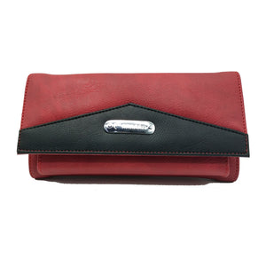 Women's Indian Wallet With Two Colour Flap Design - myStore20202019