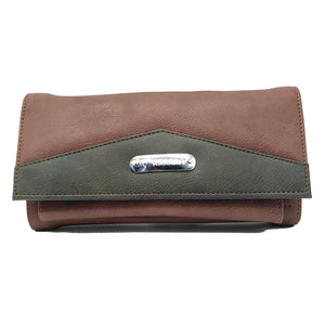 Women's Indian Wallet With Two Colour Flap Design - myStore20202019