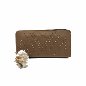 Women's Indian Wallet With V Shape Dot Dot Fitting Design - myStore20202019