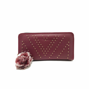 Women's Indian Wallet With V Shape Dot Dot Fitting Design - myStore20202019