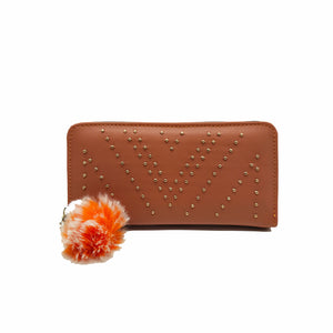 Women's Indian Wallet With V Shape Dot Dot Fitting Design - myStore20202019