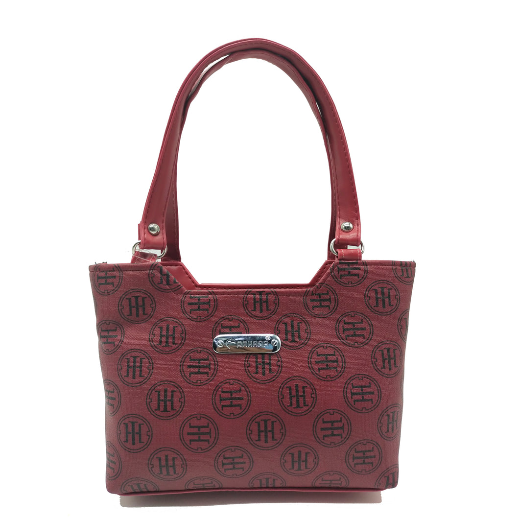 Women's Mini Handbag HT Print Material With Aakaar Fitting on Front - myStore20202019