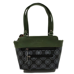 Women's Mini Handbag HT Print Material With Two Zip on Front - myStore20202019