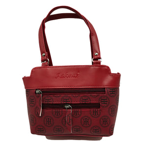 Women's Mini Handbag HT Print Material With Two Zip on Front - myStore20202019