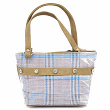 Load image into Gallery viewer, Women&#39;s Mini Handbag With Checks Print Stone Fitting - myStore20202019
