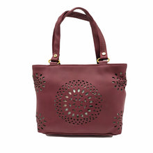Load image into Gallery viewer, Women&#39;s Mini Handbag With Circle CutWork Design - myStore20202019

