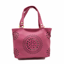 Load image into Gallery viewer, Women&#39;s Mini Handbag With Circle CutWork Design - myStore20202019
