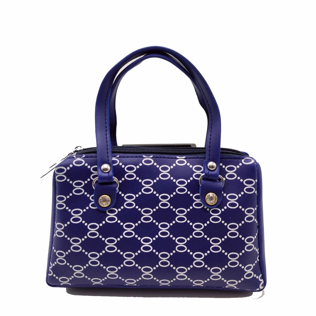 Women's Mini Hand bag With Criss CrossPrint Design - myStore20202019