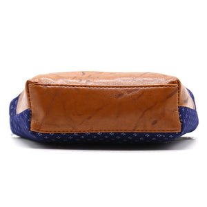 Women's Mini Handbag With Denim Diamond Print - myStore20202019