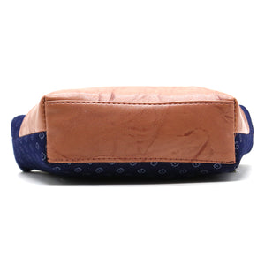 Women's Mini Handbag With Denim Diamond Print - myStore20202019