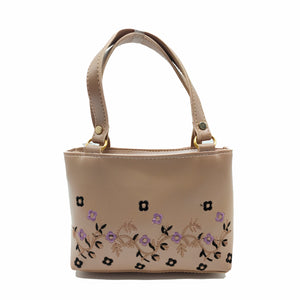 Women's Mini Handbag With Flower Print Design - myStore20202019