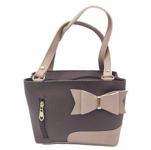 Women's Mini Handbag With Front Chain Bow Fitting Design - myStore20202019