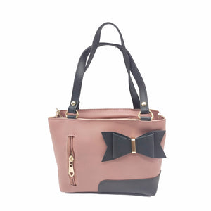 Women's Mini Handbag With Front Chain Bow Fitting Design - myStore20202019