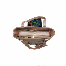 Load image into Gallery viewer, Women&#39;s Mini Handbag With Front Three Zip Jhumka Design - myStore20202019
