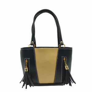 Women's Mini Handbag With Front Two Zip Jhumka Design - myStore20202019