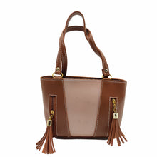 Load image into Gallery viewer, Women&#39;s Mini Handbag With Front Two Zip Jhumka Design - myStore20202019

