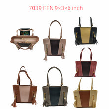 Load image into Gallery viewer, Women&#39;s Mini Handbag With Front Two Zip Jhumka Design - myStore20202019
