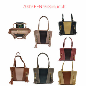 Women's Mini Handbag With Front Two Zip Jhumka Design - myStore20202019
