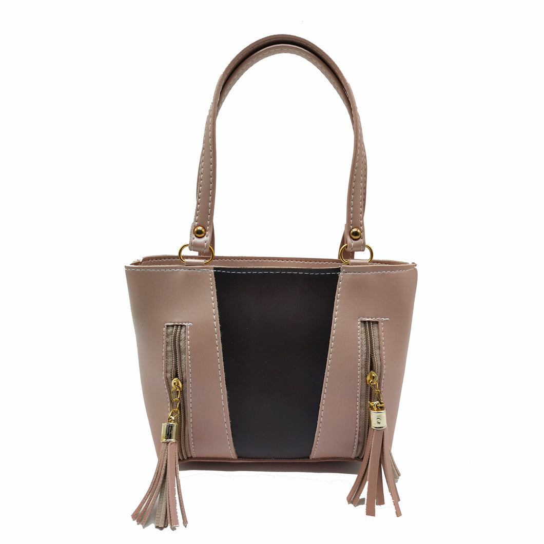 Women's Mini Handbag With Front Two Zip Jhumka Design - myStore20202019