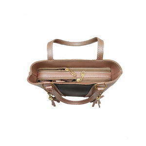 Women's Mini Handbag With Front Two Zip Jhumka Design - myStore20202019