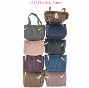 Women's Mini Handbag With Front Two Zip Design - myStore20202019