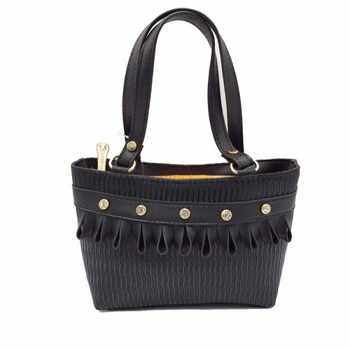 Women's Mini Handbag With Loop Stone Fitting Design - myStore20202019