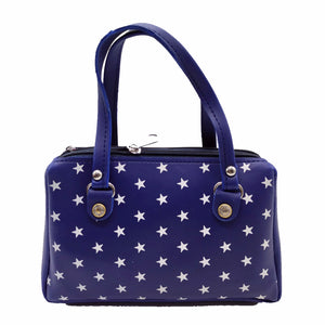 Women's Mini Handbag With Star Print Design - myStore20202019