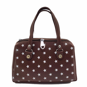 Women's Mini Handbag With Star Print Design - myStore20202019