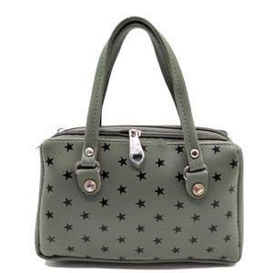 Women's Mini Handbag With Star Print Design - myStore20202019