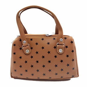 Women's Mini Handbag With Star Print Design - myStore20202019