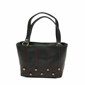 Women's Mini Handbag With Stone Fitting Design - myStore20202019