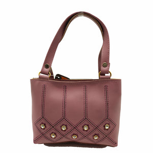 Women's Mini Handbag With Stone Fitting Design - myStore20202019
