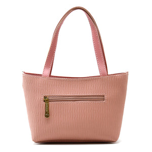 Women's Mini Handbag With Wave Line Pearl Fitting Design - myStore20202019