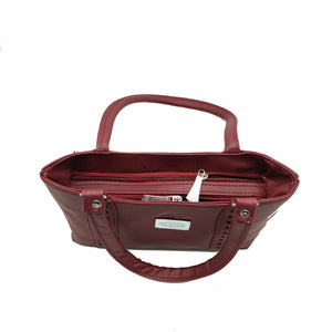 Women's Mini Handbag With X Cutwork Design - myStore20202019