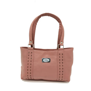 Women's Mini Handbag With X Cutwork Design - myStore20202019