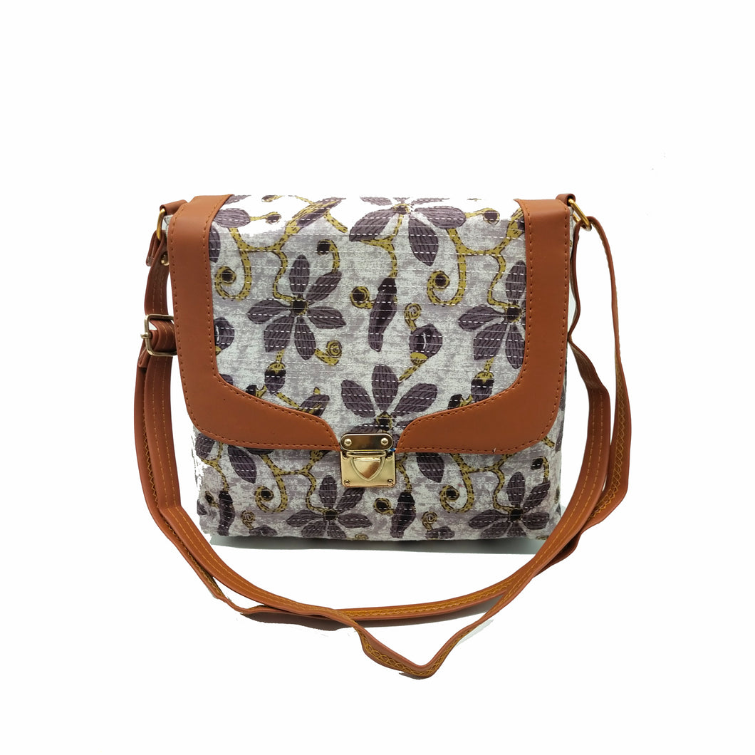 Women's Sling Bag Igat Material Big Phalep With Bakkal Lock – Heer