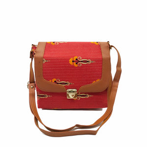 Women's Sling Bag Igat Material Big Phalep With Bakkal Lock - myStore20202019