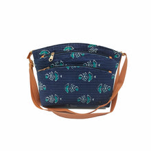 Load image into Gallery viewer, Women&#39;s Sling Bag Igat Material With Two Zip in Front - myStore20202019
