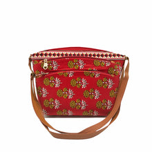 Load image into Gallery viewer, Women&#39;s Sling Bag Igat Material With Two Zip in Front - myStore20202019
