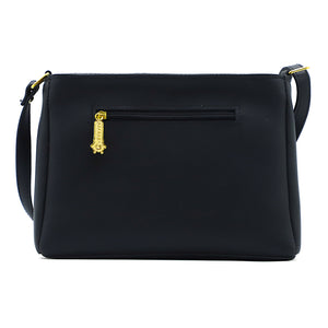 Women's Sling Bag With 2In1 Front Zip Buckle Stone Pocket - myStore20202019