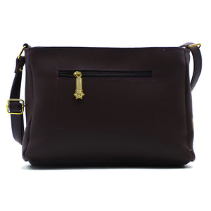 Women's Sling Bag With 2In1 Front Zip Buckle Stone Pocket - myStore20202019